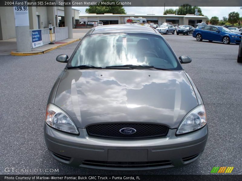 Spruce Green Metallic / Medium Graphite 2004 Ford Taurus SES Sedan