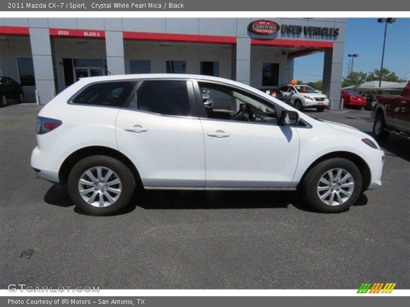 Crystal White Pearl Mica / Black 2011 Mazda CX-7 i Sport