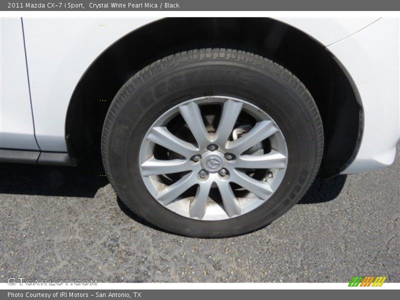 Crystal White Pearl Mica / Black 2011 Mazda CX-7 i Sport