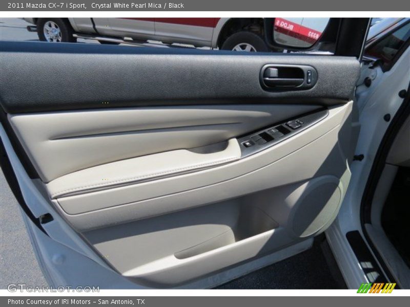Crystal White Pearl Mica / Black 2011 Mazda CX-7 i Sport