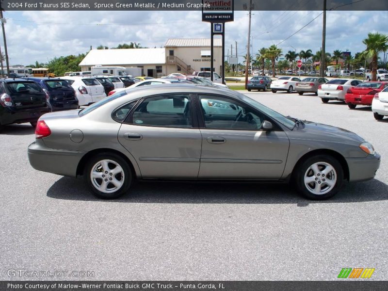Spruce Green Metallic / Medium Graphite 2004 Ford Taurus SES Sedan