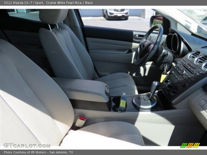 Crystal White Pearl Mica / Black 2011 Mazda CX-7 i Sport