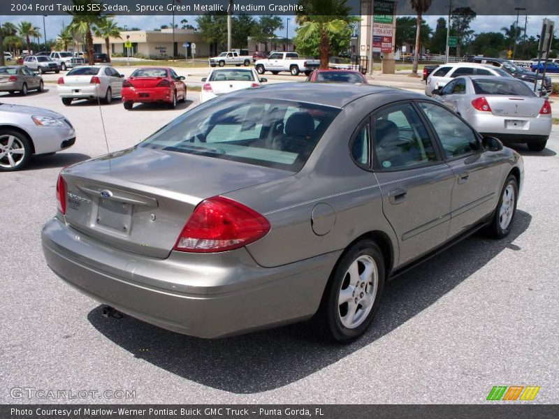 Spruce Green Metallic / Medium Graphite 2004 Ford Taurus SES Sedan