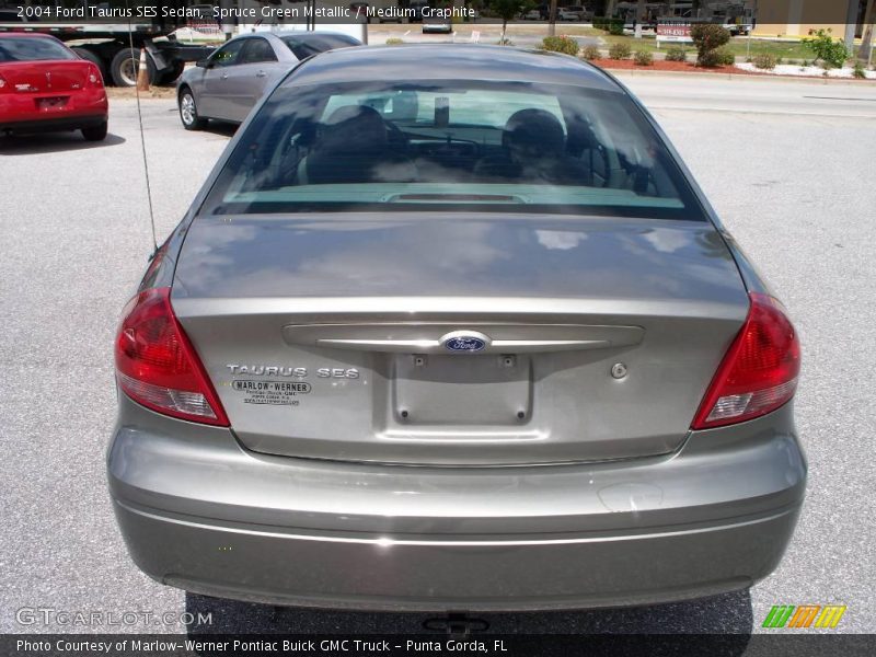 Spruce Green Metallic / Medium Graphite 2004 Ford Taurus SES Sedan