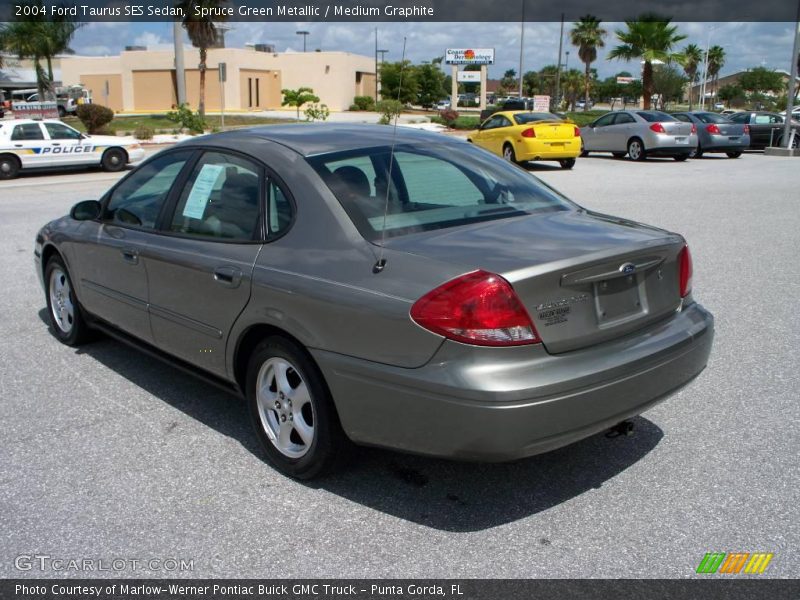Spruce Green Metallic / Medium Graphite 2004 Ford Taurus SES Sedan
