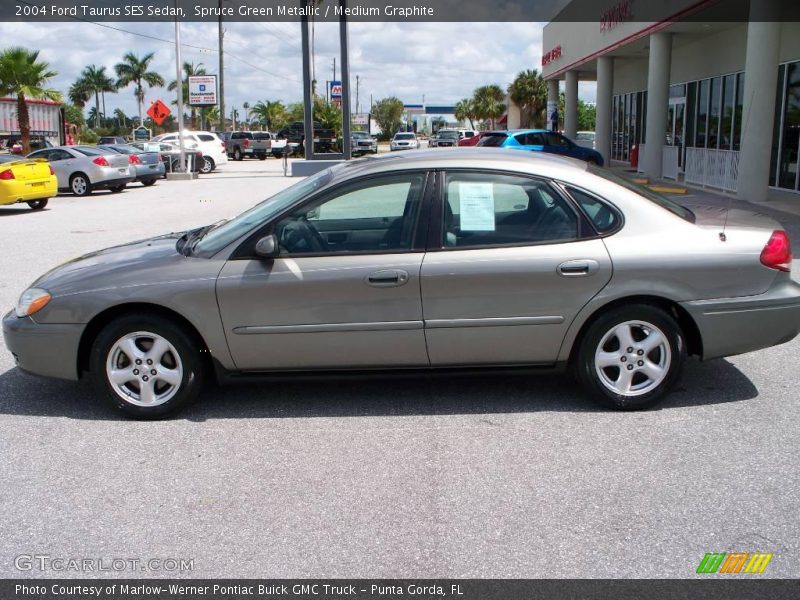 Spruce Green Metallic / Medium Graphite 2004 Ford Taurus SES Sedan