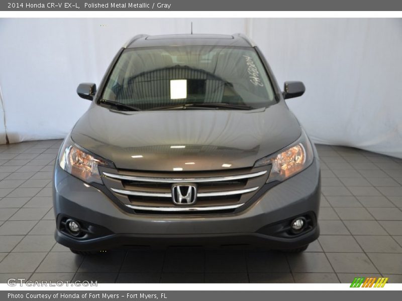 Polished Metal Metallic / Gray 2014 Honda CR-V EX-L