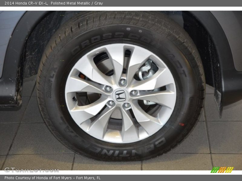 Polished Metal Metallic / Gray 2014 Honda CR-V EX-L