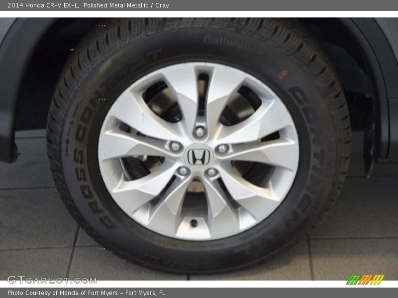 Polished Metal Metallic / Gray 2014 Honda CR-V EX-L