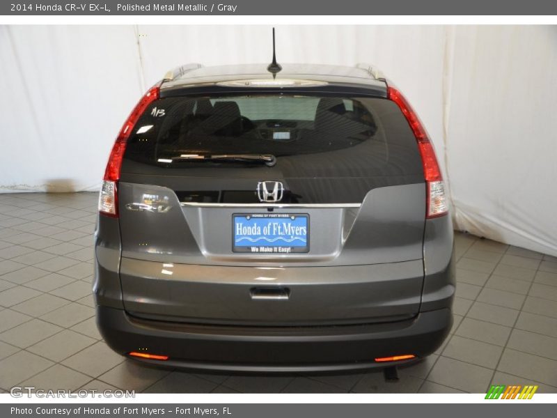 Polished Metal Metallic / Gray 2014 Honda CR-V EX-L
