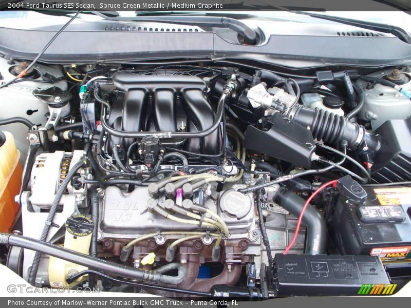 Spruce Green Metallic / Medium Graphite 2004 Ford Taurus SES Sedan
