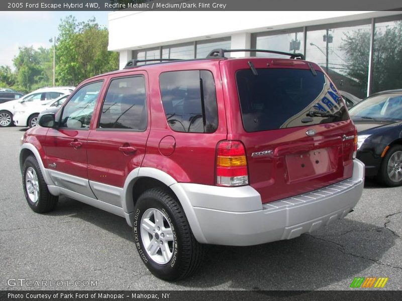 Redfire Metallic / Medium/Dark Flint Grey 2005 Ford Escape Hybrid 4WD