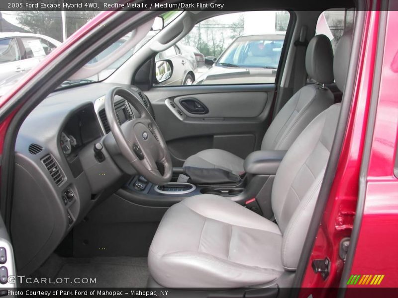 Redfire Metallic / Medium/Dark Flint Grey 2005 Ford Escape Hybrid 4WD