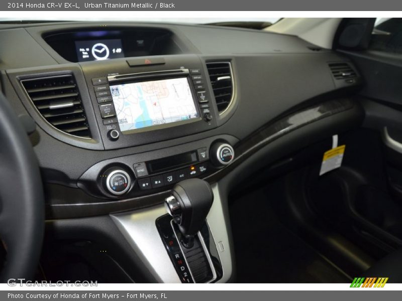 Urban Titanium Metallic / Black 2014 Honda CR-V EX-L
