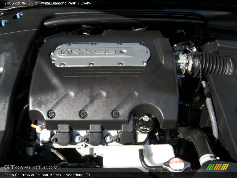 White Diamond Pearl / Ebony 2006 Acura TL 3.2