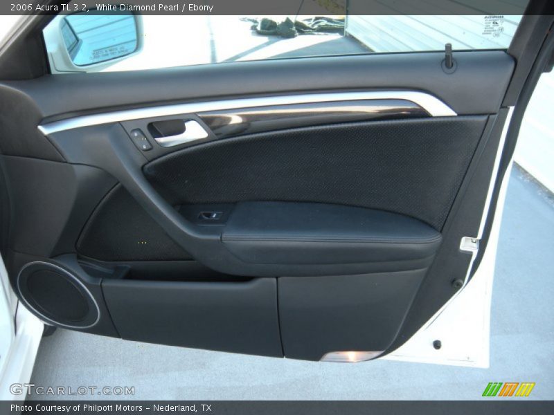 White Diamond Pearl / Ebony 2006 Acura TL 3.2