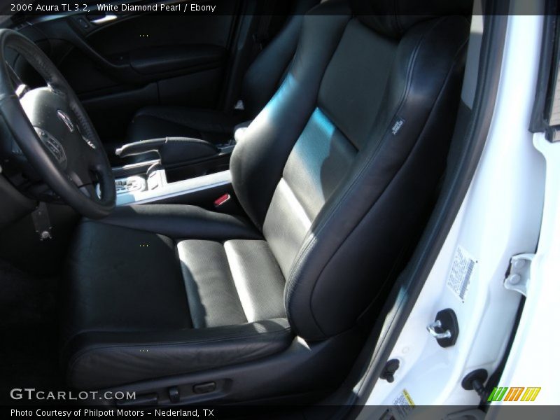 White Diamond Pearl / Ebony 2006 Acura TL 3.2