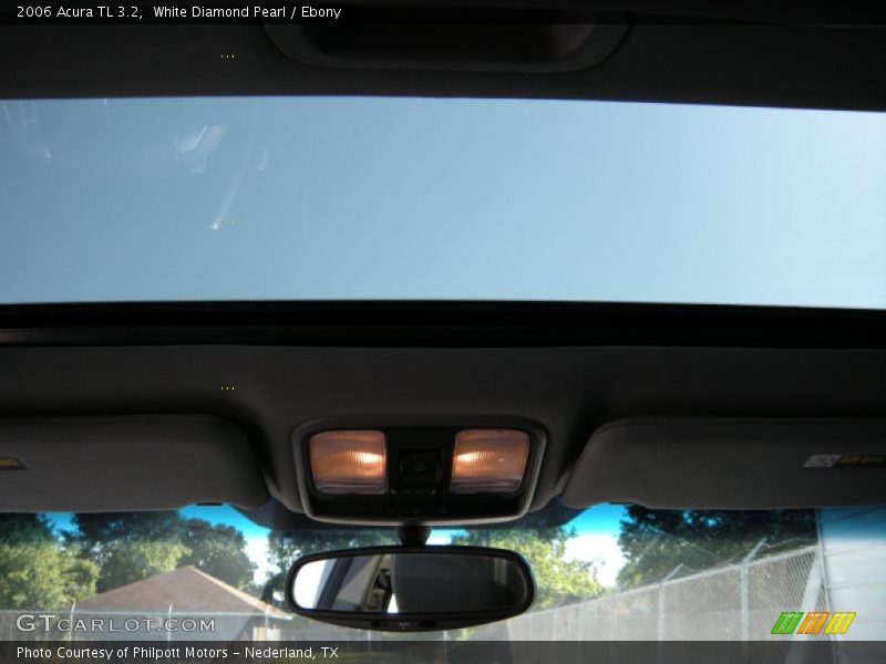 White Diamond Pearl / Ebony 2006 Acura TL 3.2