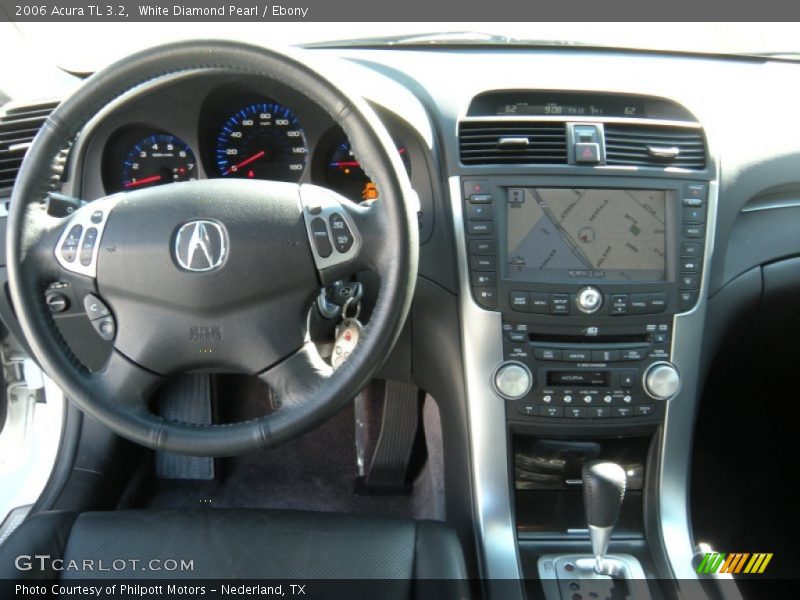 White Diamond Pearl / Ebony 2006 Acura TL 3.2