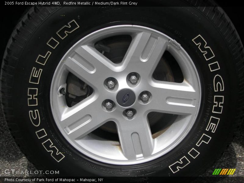 Redfire Metallic / Medium/Dark Flint Grey 2005 Ford Escape Hybrid 4WD