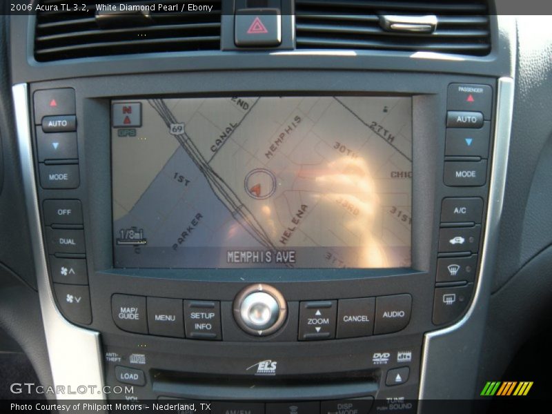 White Diamond Pearl / Ebony 2006 Acura TL 3.2
