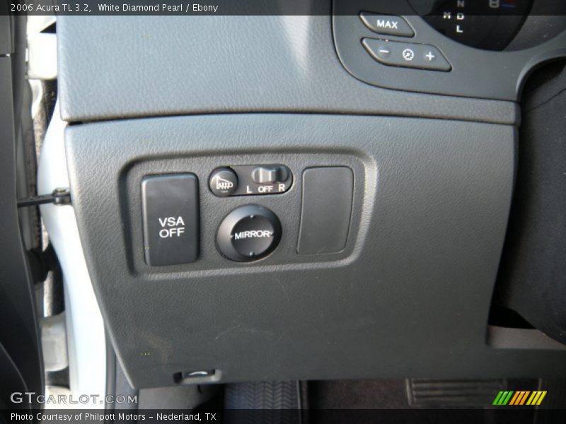 White Diamond Pearl / Ebony 2006 Acura TL 3.2