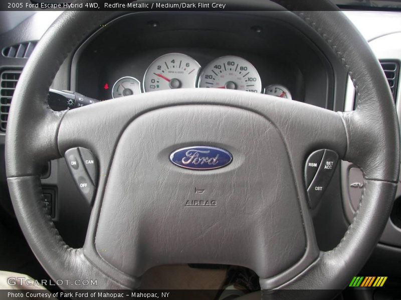 Redfire Metallic / Medium/Dark Flint Grey 2005 Ford Escape Hybrid 4WD