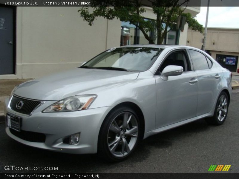 Tungsten Silver Pearl / Black 2010 Lexus IS 250