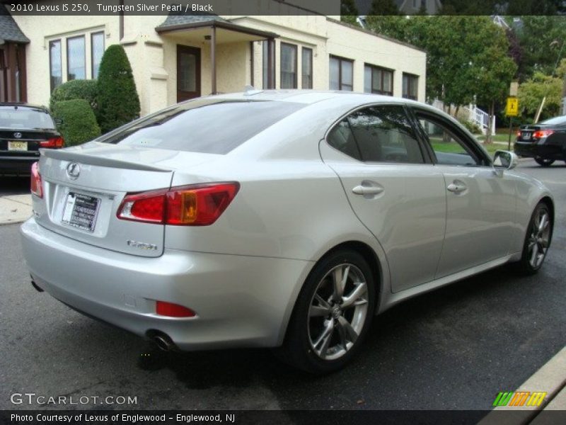 Tungsten Silver Pearl / Black 2010 Lexus IS 250