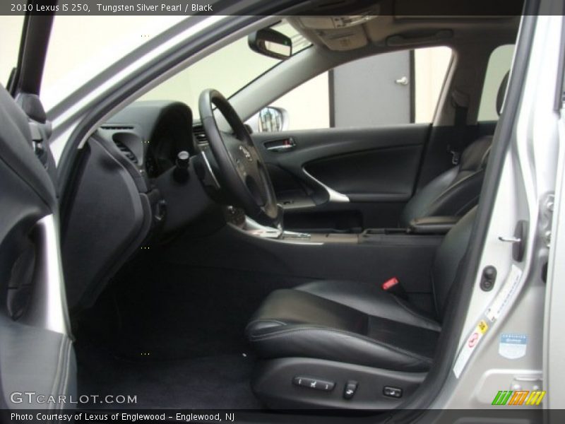 Tungsten Silver Pearl / Black 2010 Lexus IS 250