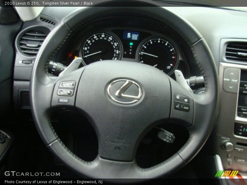 Tungsten Silver Pearl / Black 2010 Lexus IS 250