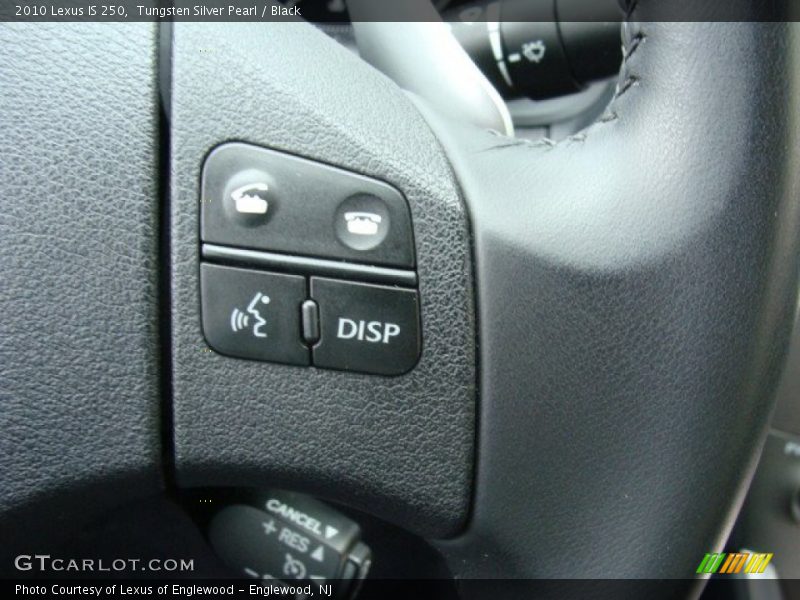 Tungsten Silver Pearl / Black 2010 Lexus IS 250