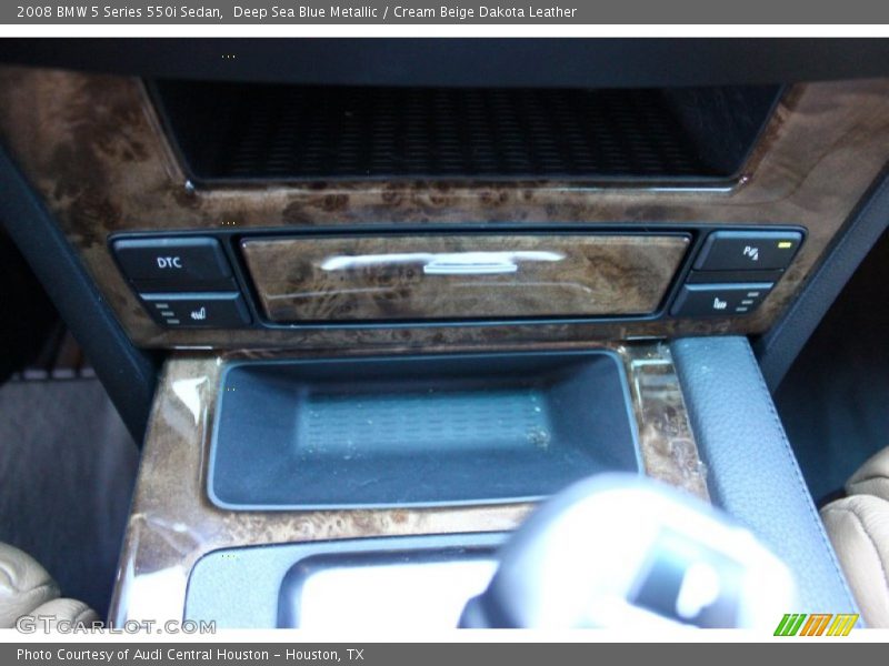 Deep Sea Blue Metallic / Cream Beige Dakota Leather 2008 BMW 5 Series 550i Sedan