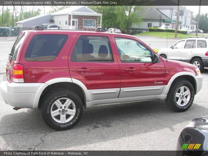 Redfire Metallic / Medium/Dark Flint Grey 2005 Ford Escape Hybrid 4WD
