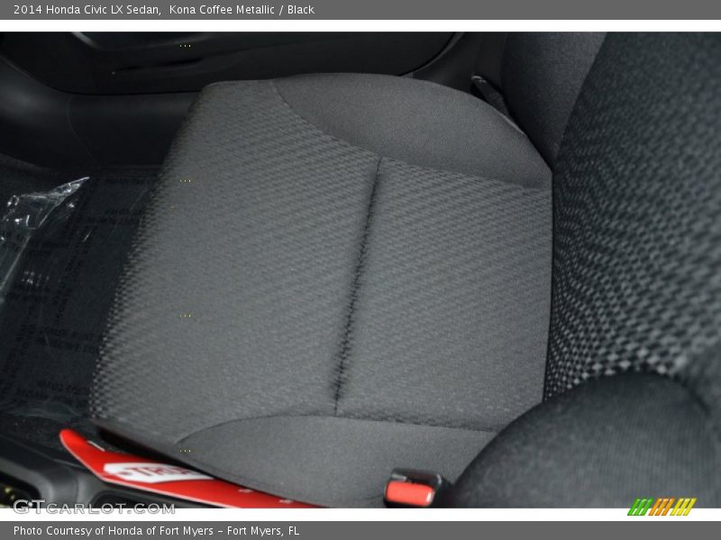 Kona Coffee Metallic / Black 2014 Honda Civic LX Sedan