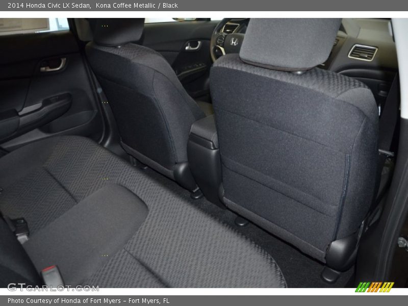 Kona Coffee Metallic / Black 2014 Honda Civic LX Sedan