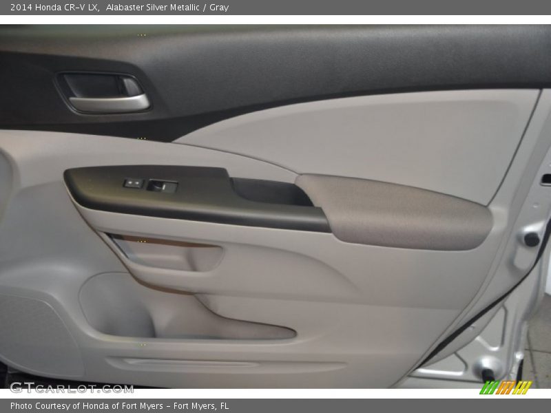 Alabaster Silver Metallic / Gray 2014 Honda CR-V LX