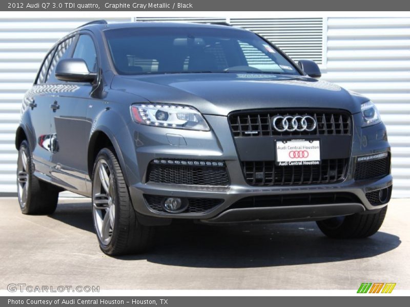 Graphite Gray Metallic / Black 2012 Audi Q7 3.0 TDI quattro