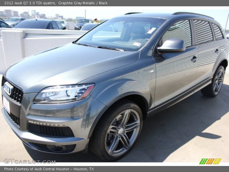 Graphite Gray Metallic / Black 2012 Audi Q7 3.0 TDI quattro