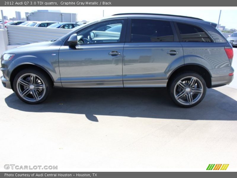 Graphite Gray Metallic / Black 2012 Audi Q7 3.0 TDI quattro