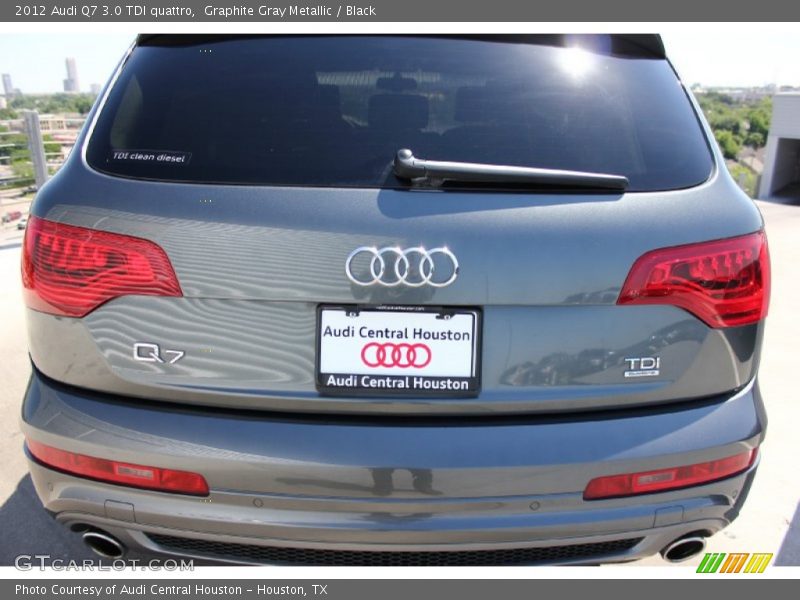 Graphite Gray Metallic / Black 2012 Audi Q7 3.0 TDI quattro