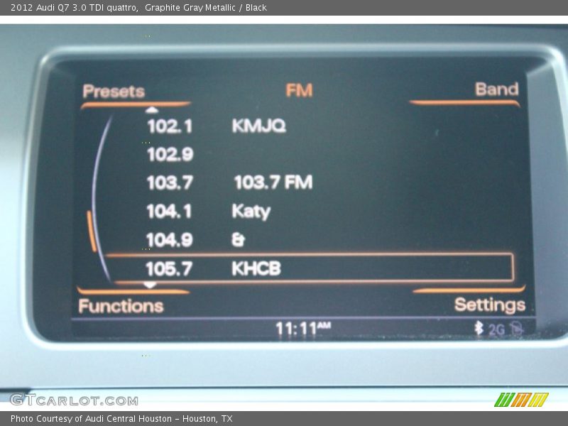 Graphite Gray Metallic / Black 2012 Audi Q7 3.0 TDI quattro