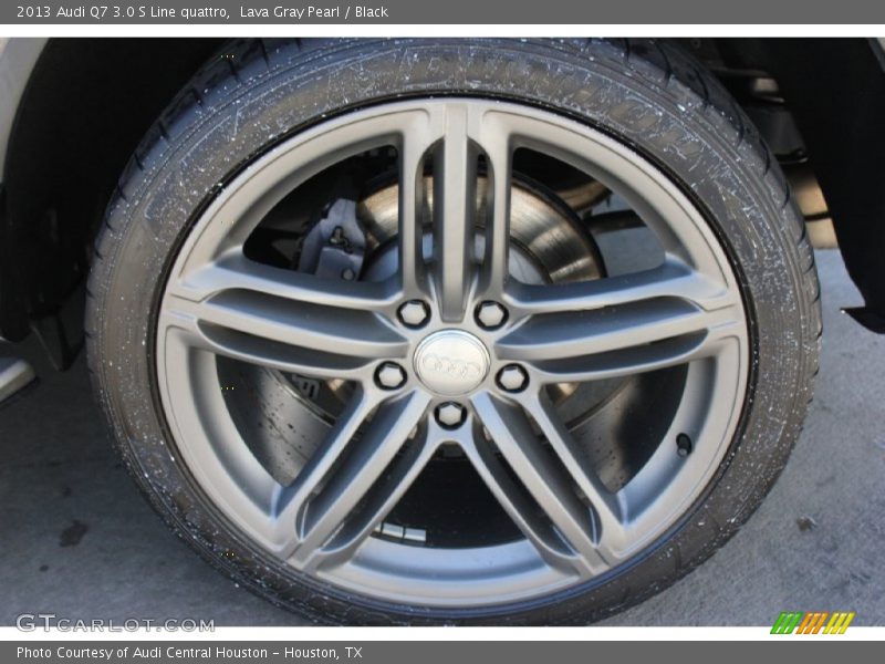 Lava Gray Pearl / Black 2013 Audi Q7 3.0 S Line quattro