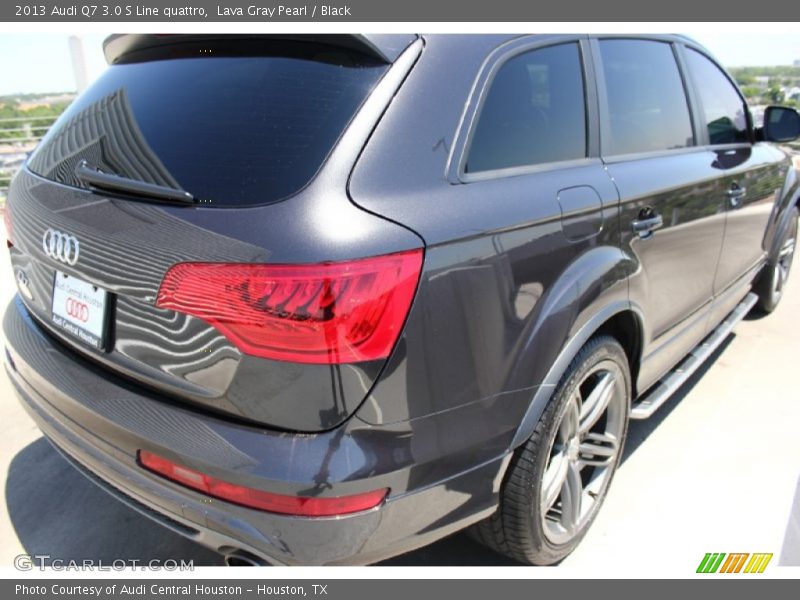 Lava Gray Pearl / Black 2013 Audi Q7 3.0 S Line quattro