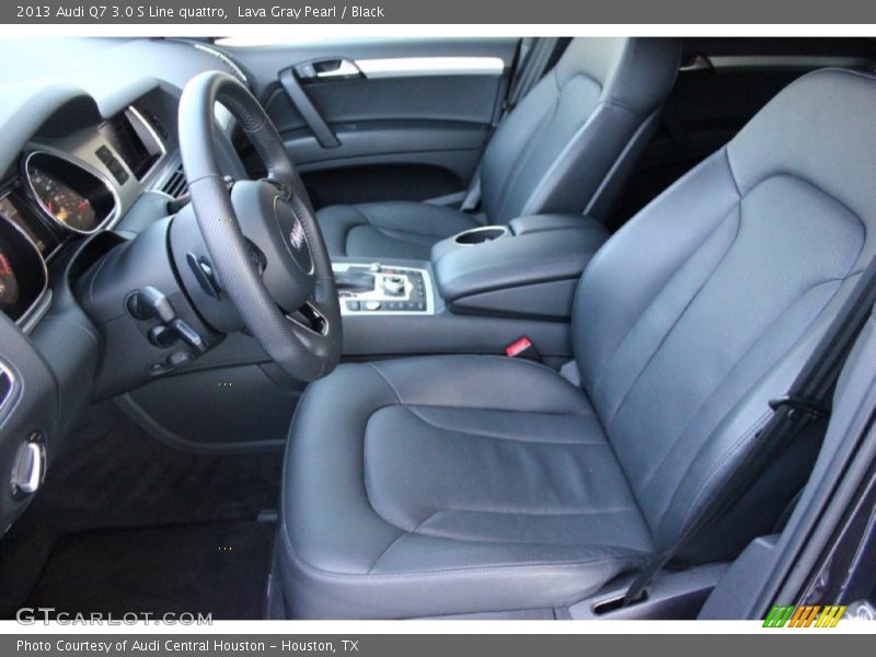 Lava Gray Pearl / Black 2013 Audi Q7 3.0 S Line quattro