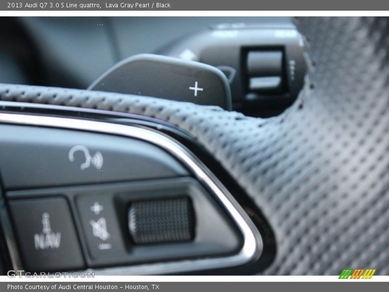 Lava Gray Pearl / Black 2013 Audi Q7 3.0 S Line quattro