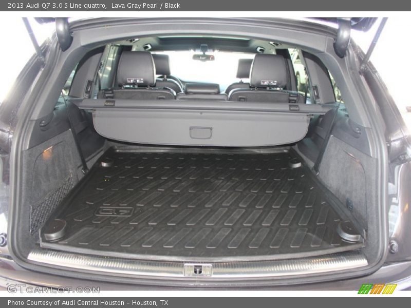 Lava Gray Pearl / Black 2013 Audi Q7 3.0 S Line quattro