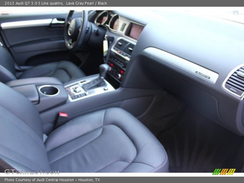 Lava Gray Pearl / Black 2013 Audi Q7 3.0 S Line quattro