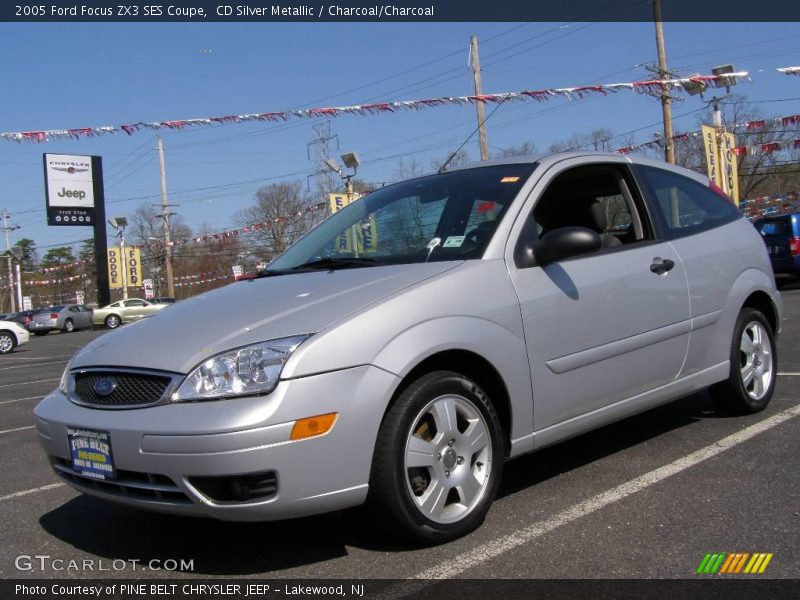 CD Silver Metallic / Charcoal/Charcoal 2005 Ford Focus ZX3 SES Coupe