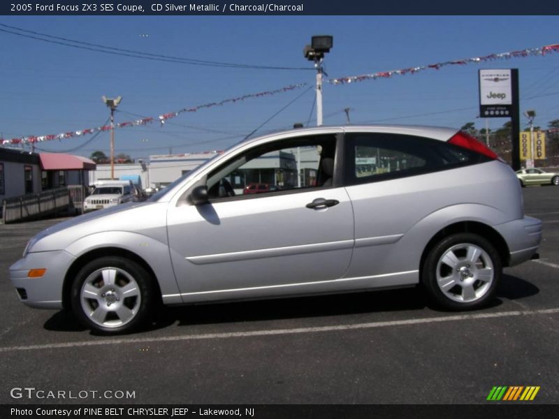 CD Silver Metallic / Charcoal/Charcoal 2005 Ford Focus ZX3 SES Coupe